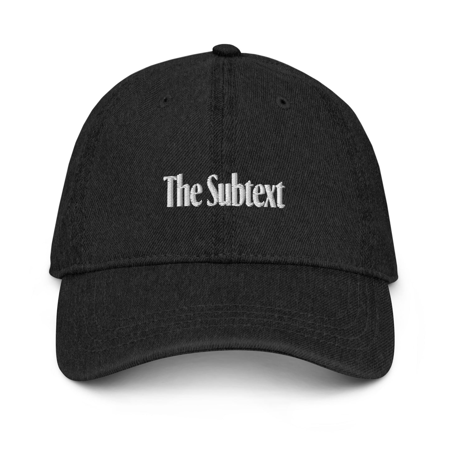 The Subtext Black Denim Hat