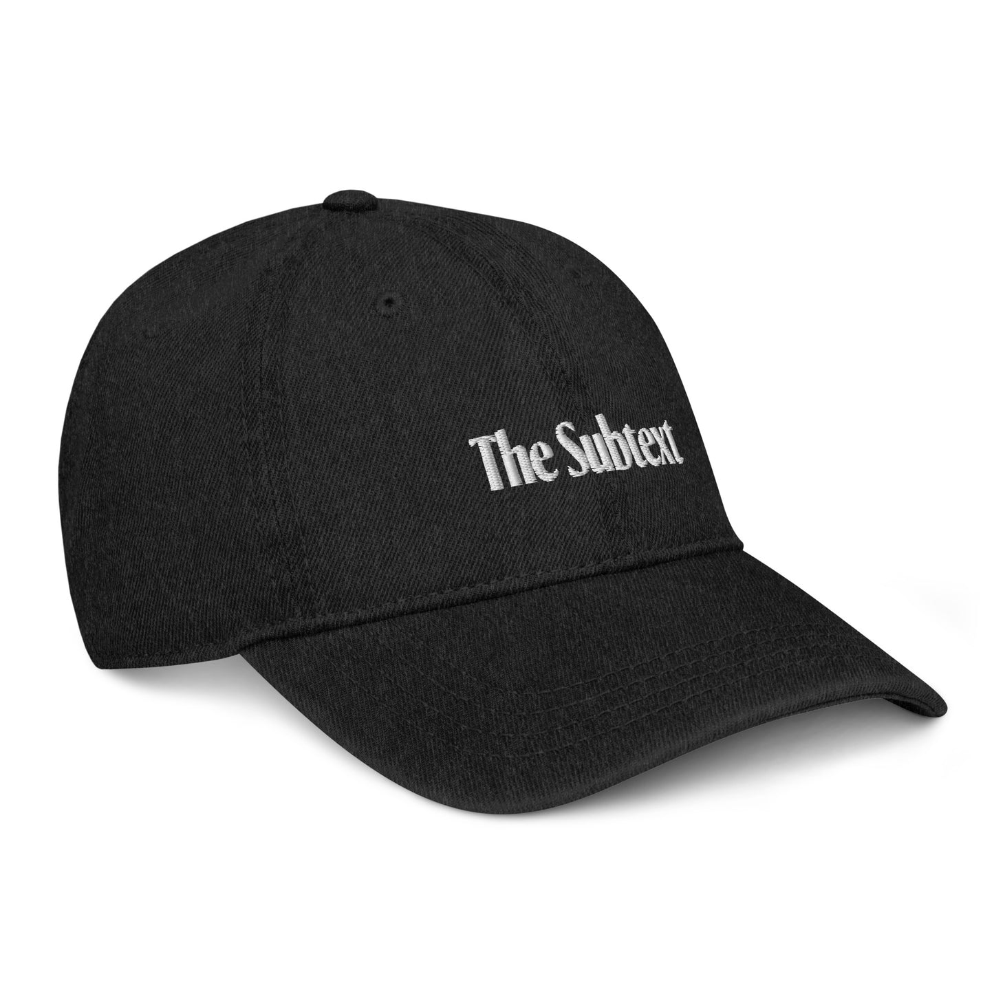 The Subtext Black Denim Hat