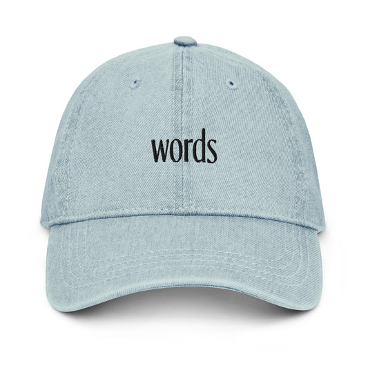 Words Hat / The Subtext / Denim