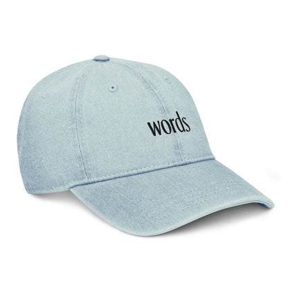 Words Hat / The Subtext / Denim